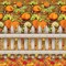 Beistle Pack of 6 Orange Pumpkin Patch Photo Backdrop Party Decoration 30'